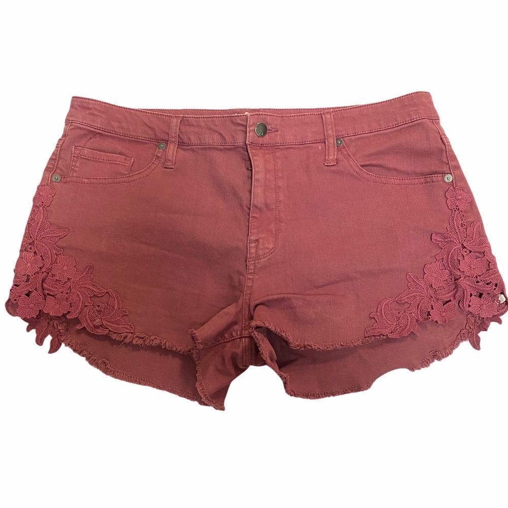 Pale Maroon Mossimo Denim High‎ Rise Short 18/33